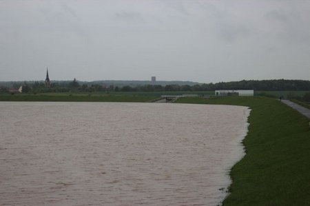 Hochwasser Rückhaltebecken Serbitz-Regis